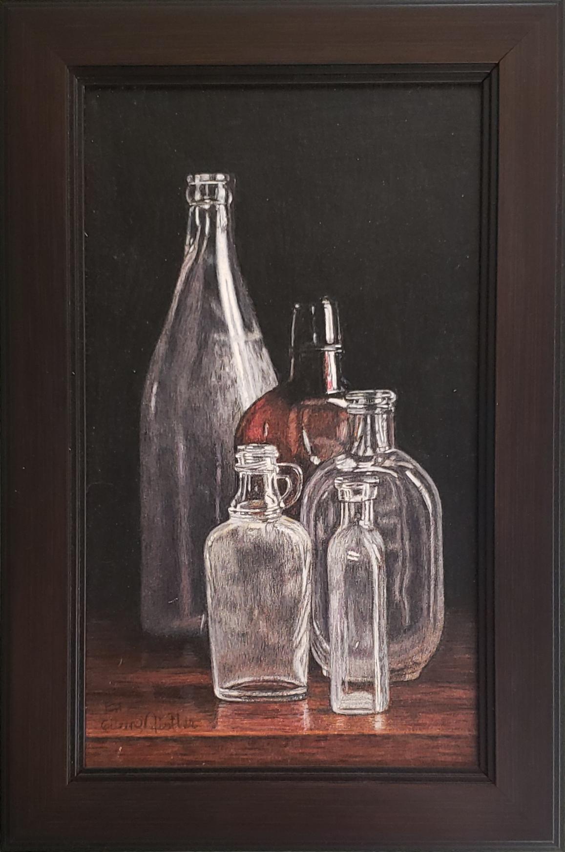 Time in a Bottle hotsell Acrylic Painting