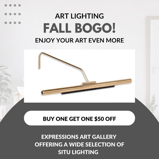 Fall Savings BOGO on Art Lighting - Expressions Art Gallery & Framing LLC