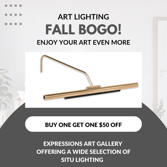 Fall Savings BOGO on Art Lighting - Expressions Art Gallery & Framing LLC