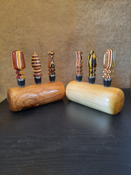 3 Piece Wine Stopper Set - Randy Warnke