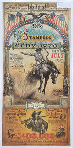 Cody Rodeo Poster - Bob Coronato