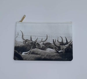 Cow Zipper Pouch - Kate Richardson