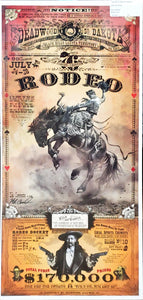 Deadwood Rodeo Poster - Bob Coronato
