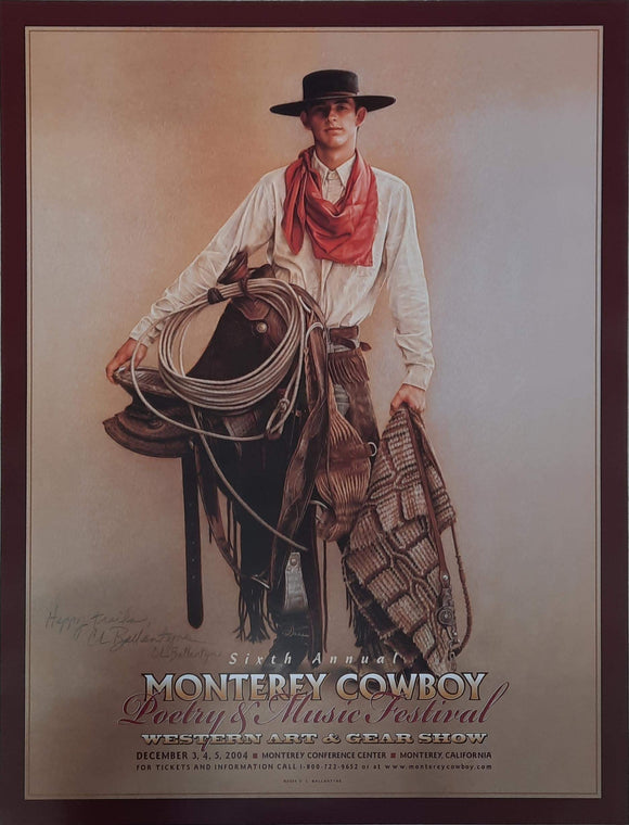 Montery Cowboy Poster (Boy) - Carrie Ballantyne
