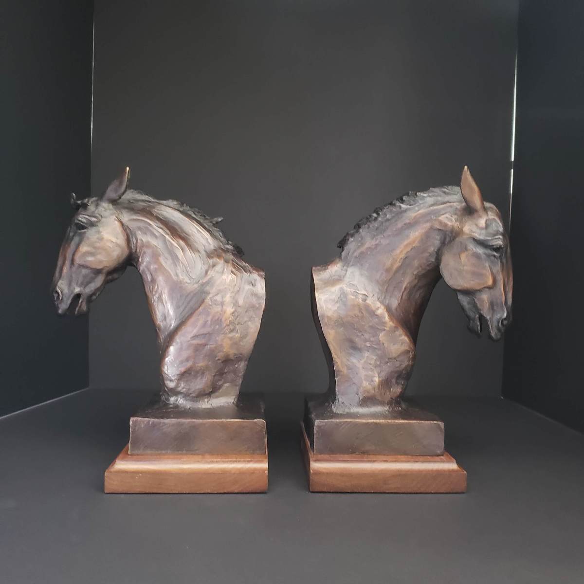 Mule Head Book Ends - Robin Laws