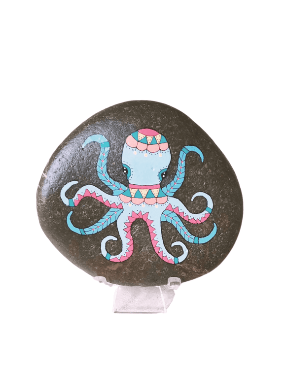 Octopus Rock Painting - Char Klutts