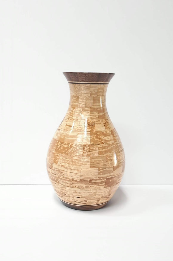 Spaulded Birch Vase - Randy Warnke