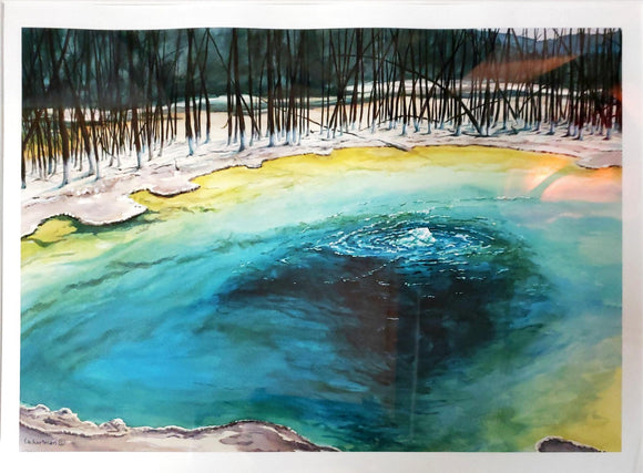 Yellowstone Thermal Pool - Linda Hartman